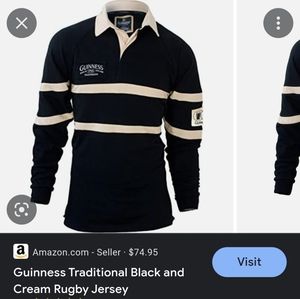 NWT Guinness Rugby Jersey